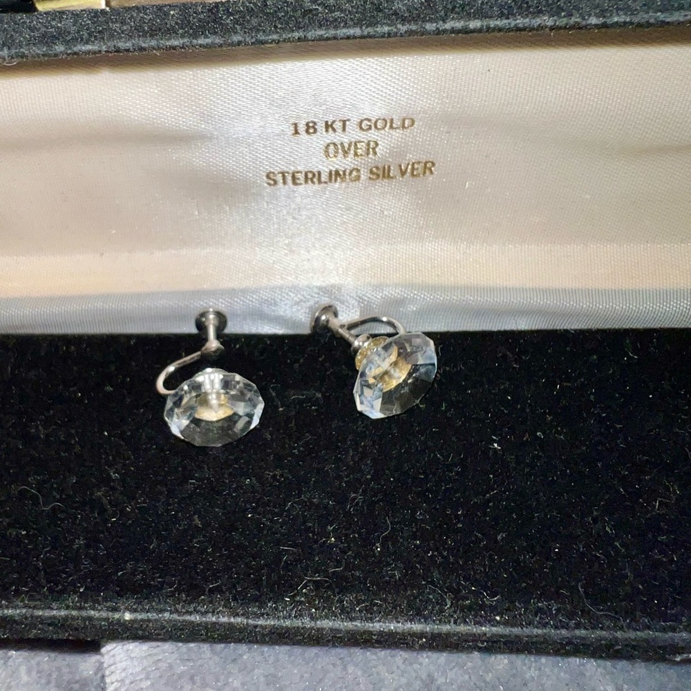 Rock Crystal Necklace with matching earrings Antique - Picture 5 of 14